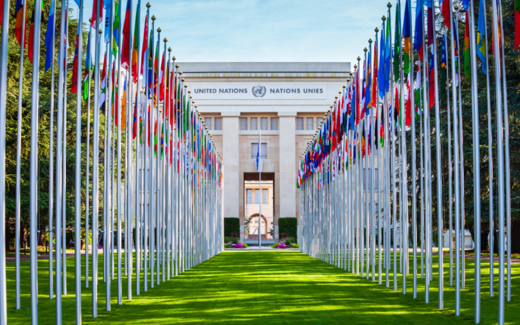 Un Geneva Flags